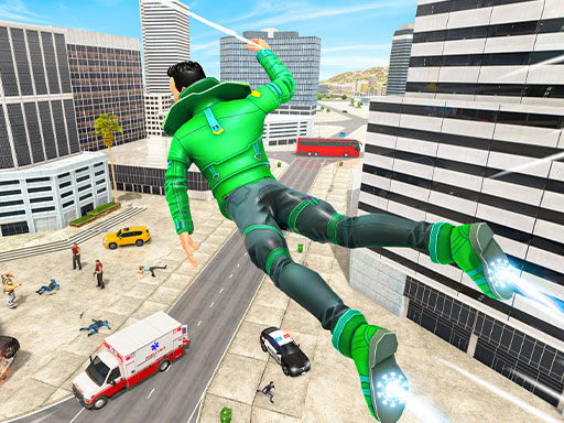 Spider Rope Hero City Fight Cover