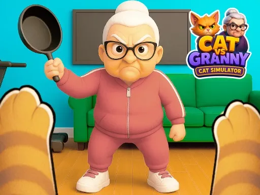 Cat vs Granny. Cat Simulator Cover